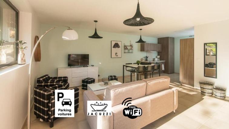 사흘라 라 카네다 Cote Jardin Avec Jacuzzi Privatif Et Parking Prive 아파트 외부 사진